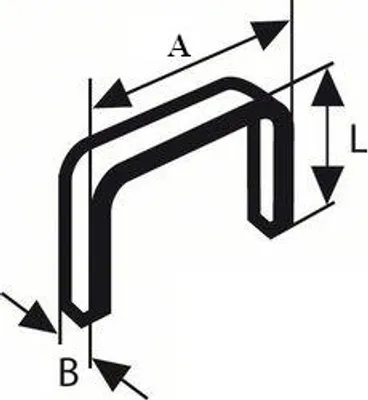Obrázok produktu pre Stanley 14MM/9/16"L/D STAPLE(1000) 53A TYPE