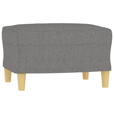Zdjęcie produktu dla vidaXL Podnóżek ciemnoszary 60x50x41 cm tkanina