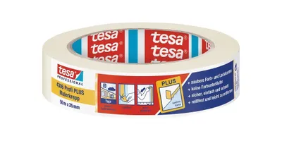 Image de tesa04306-00043-02 tesa Crêpe de peintre 4306 Profi Plus, 25 mm x 50 m