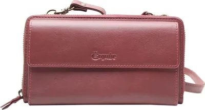 Immagine prodotto di Esquire Pelle portafoglio borsa per cellulare Peru Phone Wallet Bag Red bordeaux