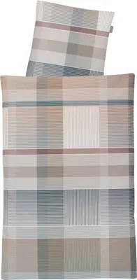 Produktbild von Irisette Mako-Satin Bettwäsche-Garnitur Magic 8891  Farbe natur Größe  135x200+80x80cm