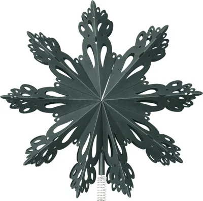 Produktbild von Broste Copenhagen CHRISTMAS STAR Baumspitze Papier deep forest 30 cm