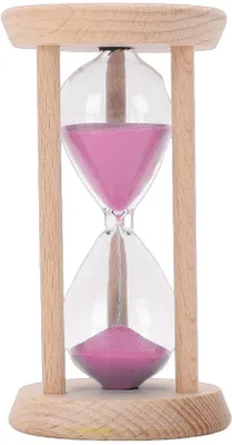 Produktbild von Holztimer - 5 Minuten - Beukenholzrahmen - Dekorativer Timer - Für Kochen/Brauen/Meditation