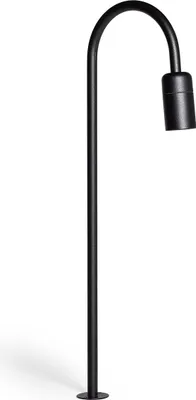 Produktbild von LED Wegeleuchte für außen 4W 60 cm mit Erdspiess Garmil Mattschwarz