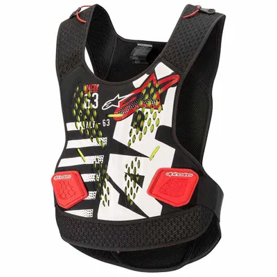 Immagine prodotto di Protezioni toraciche Alpinestars Sequence, bianco/rosso, XL/2XL