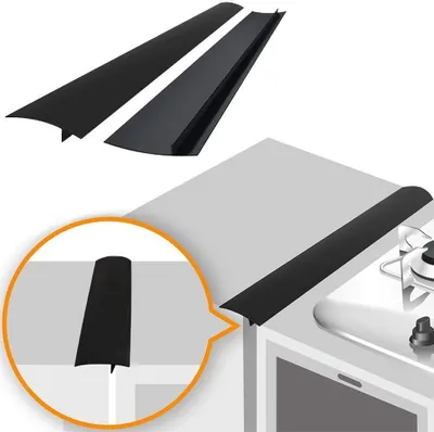 Produktbild von INF Fugenleiste Herd/Arbeitsplatte 61.5 cm (25") Silikon 2er-Pack