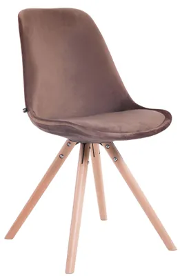 Zdjęcie produktu dla Okrągłe krzesło dla gości Toulouse velvet