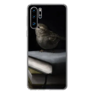 Produktbild von MuchoWow® Handyhülle Schutzhülle Hülle für Huawei P30 Pro Vogel - Bücher - Porträt Silikon Softcase Handy Hülle - Schutzdeckel