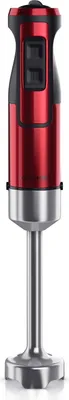 Produktbild von Arendo Edelstahl Stabmixer in rot Handmixer - Pürierstab - stufenlose Regelung
