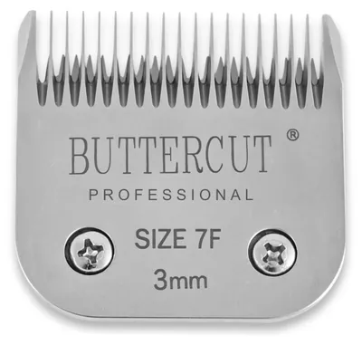 Productafbeelding van Geib Buttercut, roestvrijstalen schaarkop voor honden, maat 7F, snijlengte 1/8 inch