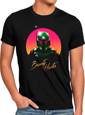 Produktbild von A.N.T. Home Mandalore Herren T-Shirt yoda mando kopfgeldjäger