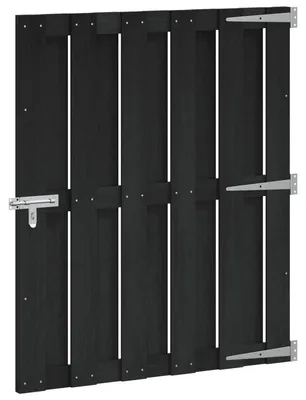 Produktbild von vidaXL Gartentor 100 x 112 cm WPC und Aluminium Schwarz