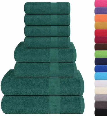 Immagine prodotto di Set di asciugamani 8 pezzi FROGN Verde mela 360 g/m²