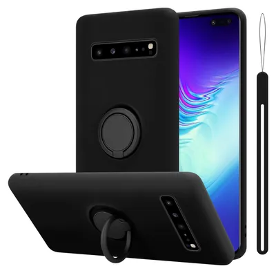 Immagine prodotto di Cadorabo cover per Samsung Galaxy S10 5G cover protettiva in nero custodia del telefono cellulare TPU custodia cover