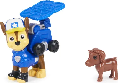 Produktbild von PAW Patrol , Big Truck Pups, Chase als Action-Figur mit Rettungsdrohne zum Anheften, Kabine als Hauptquartier und tierischer Freund, Kinderspielzeug, 3 Jahr(e), Mehrfarbig