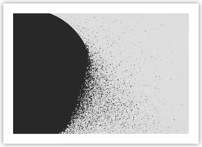 Produktbild von Poster - Poster ohne Rahmen - Abstraktion Schwarzweiß Geometrie - 70x50 cm - Wand Bild - Wanddeko - Wandbilder - Kunstposter - Wandposter - Bilder - Kunstdruck - Wanddekoration - P2XAA70x50-4922