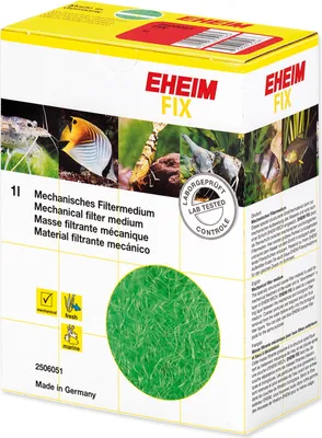Produktbild von EHEIM Vorfiltermasse Fix 1L speziell strukturiert für Feinfilterung Süß- und Meerwasser
