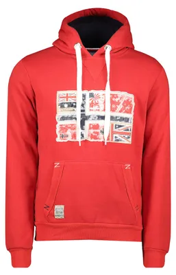 Produktbild von Geographical Norway Herren GPEPE Sweatshirt Rot Größe M WT1874H/GN-RED