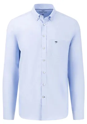 Produktbild von Fynch Hatton 10005500 Langarmhemd Blau L Mann Blau L
