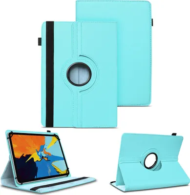 Produktbild von Schutzhülle für Oukitel OT8 OT9 OT11 OT12 Tablet Hülle Tasche 360 Grad DrehbarFarben:Türkis