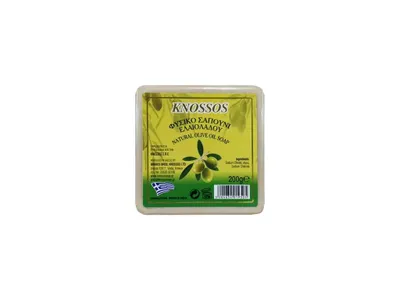 Immagine prodotto di Sapone naturale all'olio d'oliva greco, bianco, 200 grammi