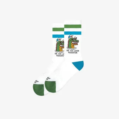 Image de American Socks See You Later Chaussettes Blanc UE 36-46 Homme Blanc UE 36-46