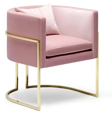 Image de Sessel Metall Design Polster Lounge Club Stuhl Sitz Relax Luxus Zimmer Warte