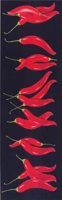 Obrázok produktu pre 50x150 cm Behúň Cook & Clean 105727 Black Red