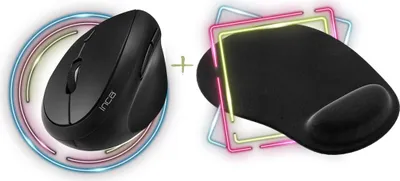 Produktbild von 2in1 Set Wireless 1600 DPI Funk Maus & Mauspad 3mm
