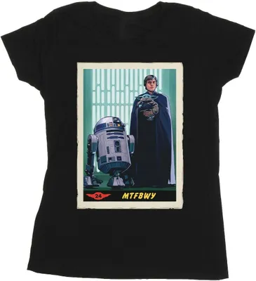 Produktbild von Star Wars - "The Mandalorian MTFBWY" T-Shirt für Damen BI43211 (XL) (Schwarz)