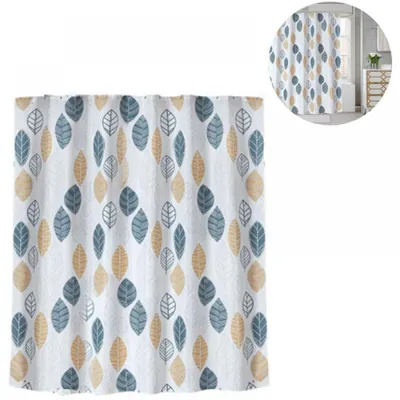 Produktbild von 180 x 200 cm dicker, wasserdichter Duschvorhang aus Polyester