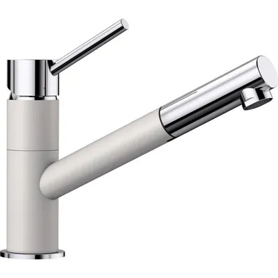 Produktbild von BLANCO KANO-S SILGRANIT-Look zweifarbig silgranitweiß/chrom