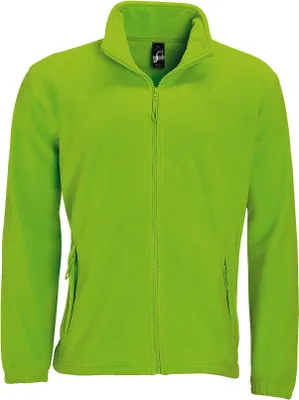 Produktbild von SOLS Herren Outdoor Fleece Jacke North PC343 (Large) (Limette)