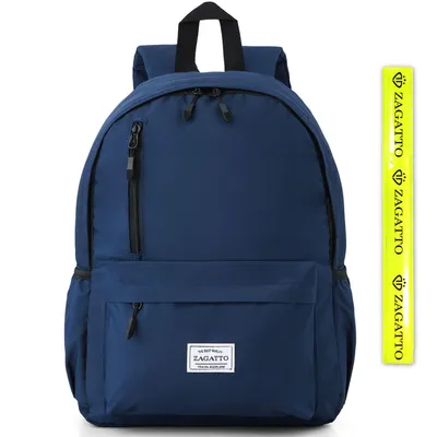 Produktbild von Zagatto City Rucksack für Arbeit und Schule für 16" Laptop 16L Blauer ZG1007