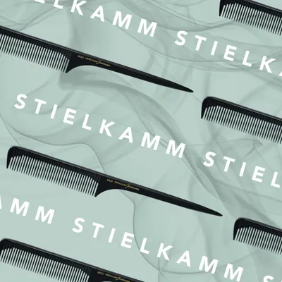 Produktbild von HERCULES SÄGEMANN - 6450 | 9 1/4 Zoll Kamm aus hochwertigem Ebonit | Stielkamm f
