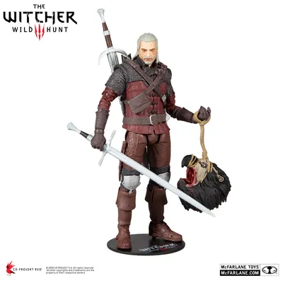 Produktbild von McFarlane Toys The Witcher 3 Wild Hunt - Geralt von Riva (Wolf Armor) Figur