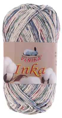 100g Inka mehrfarbig Farbverlaufgarn Baumwollmischgarn Häkelgarn Strickgarn 46 multicolor 3