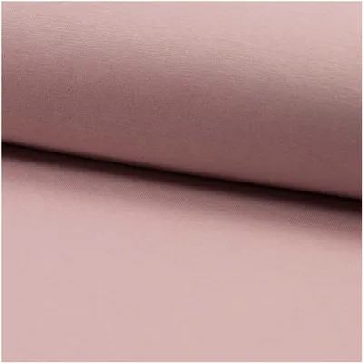 Bio-Organic Bündchenstoff Schlauchware 35(70)cm breit ab 25cm Biobaumwolle Oeko-Tex puderrosa