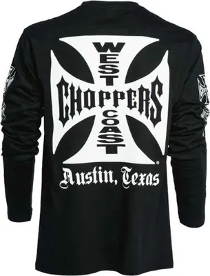 Immagine prodotto di WCC West Coast Choppers Maniche lunghe Original Cross Nero-M