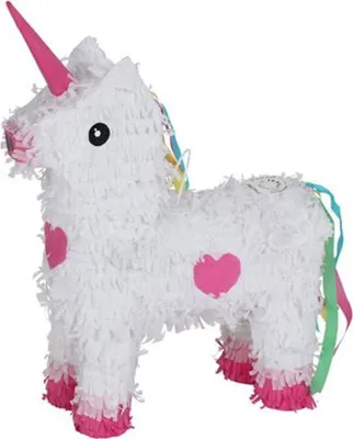 Image de Pinata Licorne 40x45cm Anniversaire d'enfant Fête à thème Piñata Partyspiel