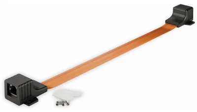 Obrázek produktu pro goobay RJ45 LAN průchozí okno Ultra Slim 0,5 m