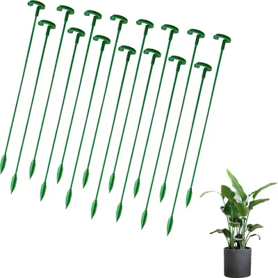 Image de Poteaux de support pour plantes grimpantes, en plastique, 27 cm, lot de 15