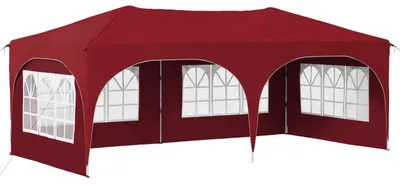 Obrázok produktu pre Prístrešok na párty 575 x 288 x 245 cm Vínovo červená