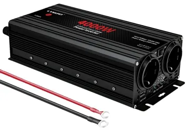 Zdjęcie produktu dla Inwerter mocy, 12V wejście, 220V wyjście, 12V 4KW 50Hz LED EU