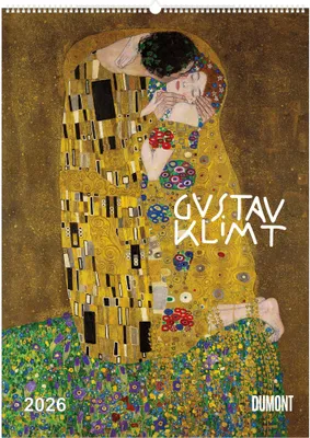 Produktbild von DUMONT - Gustav Klimt 2026 - Kunst-Poster-Kalender 50 x 70 cm mit 12 Meisterwerken des Wiener Jugendstils, Wandkalender für Kunstliebhaber