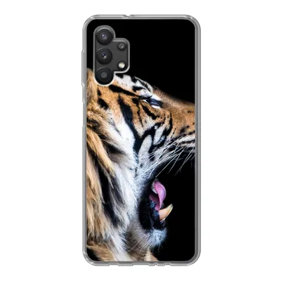 Produktbild von MuchoWow® Handyhülle Schutzhülle Hülle für Samsung Galaxy A32 5G Tiger - Tiere - Porträt Silikon Softcase Handy Hülle - Softcase