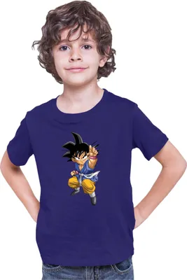 Produktbild von Kinder T-Shirt Dragon Anime Manga Ball Z Goku 16, 7-8 Jahr - 128 / Dunkelblau