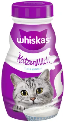 Produktbild von Whiskas Katzenmilch Ergänzungsfuttermittel laktosereduziert 200g