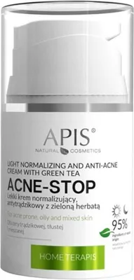 Produktbild von APIS - Home terApis ACNE-STOP Leicht normalisierende Anti-Akne-Creme mit Grüntee, 50ml