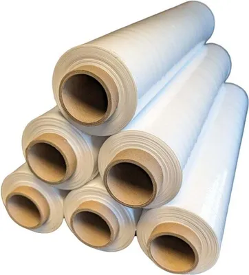 Produktbild von 6 x Stretchfolie 50cm 2,5kg 23my weiß